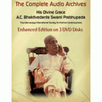 Srila Prabhupada Complete Audio Archives on 3 MP3-DVDs