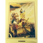 Krishna & Arjuna Blowing Conch Shells