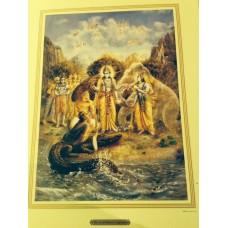 Lord Krishna Delivers Gajendra