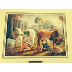 Krishna and Balarama Milking the Cows